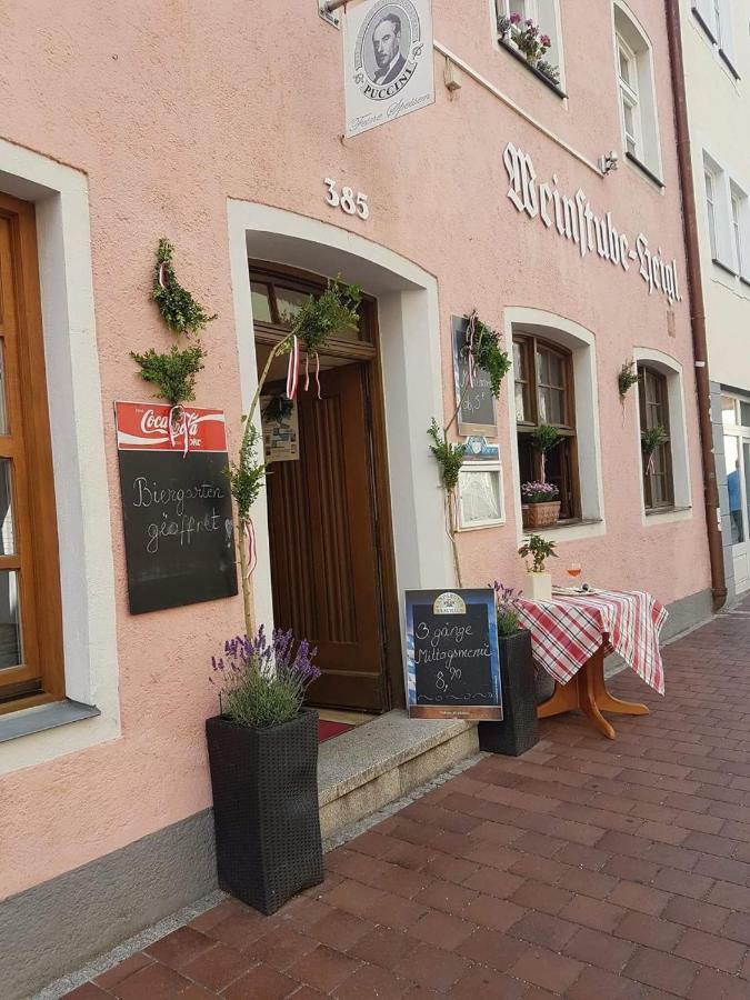 Hotel Weinstube Heigl Restaurante Pizzeria Puccini Landshut Esterno foto